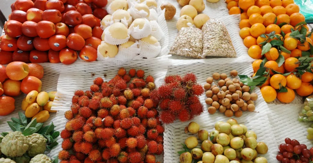 découvrez une variété de fruits frais et savoureux, riches en vitamines et parfaits pour une alimentation saine et équilibrée.